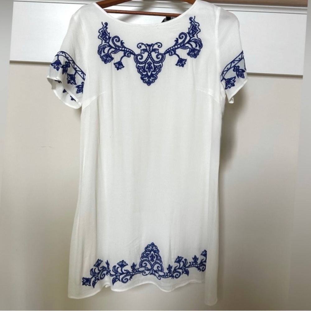 Lulus Embroidered Mini Shift Dress - Picture 3 of 8